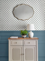Next Laura Ashley Westminster Dusky Seaspray Wallpaper Sample A4- Buy online at McGrocer