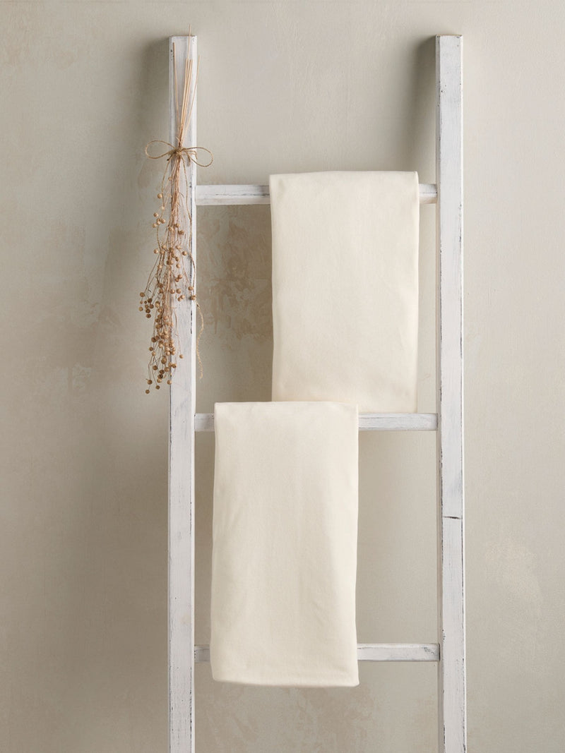 Mamas & Papas cream Moses basket fitted sheets 2-pack, imported from the UK