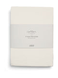 Mamas & Papas cream Moses basket fitted sheets 2-pack, imported from the UK