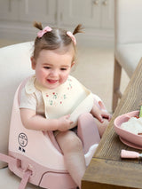 Next Mamas & Papas Floral Berry & Dino Teal 2 Pack Silicone Bibs- Buy online at McGrocer