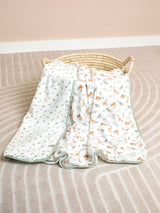 Next JoJo Maman Bébé Safari Print Baby Muslin Blanket 120 x 100cm- Buy online at McGrocer