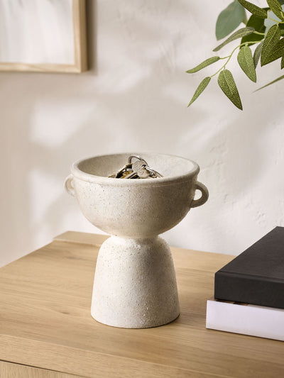 Next Lydford Natural Ceramic Trinket Dish Stoneware 15cm Diameter- Buy online at McGrocer