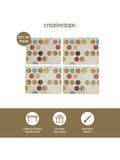 Creative Tops cream large retro art placemats 40x29cm - British product