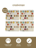 Creative Tops cream large retro art placemats 40x29cm - British product