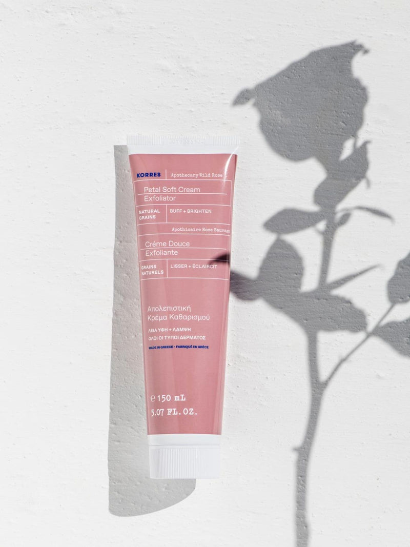 Korres Apothecary Wild Rose Petal Soft Cream Exfoliator 200ml, UK version