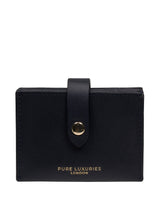 Next Pure Luxuries London Blue Allie Leather Accordion Card Holder- Buy online at McGrocer