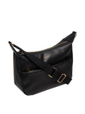 Pure Luxuries London black Leonora leather crossbody bag (British brand)