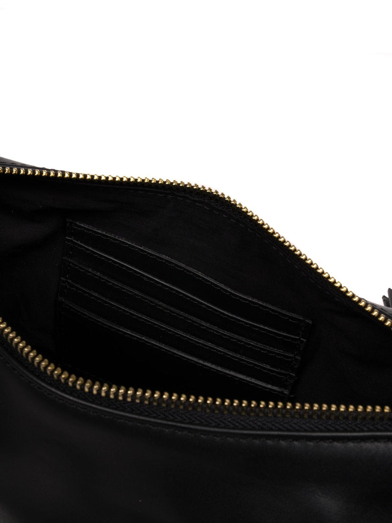 Pure Luxuries London black Leonora leather crossbody bag (British brand)