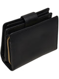 Pure Luxuries London black leather bi-fold purse - British product