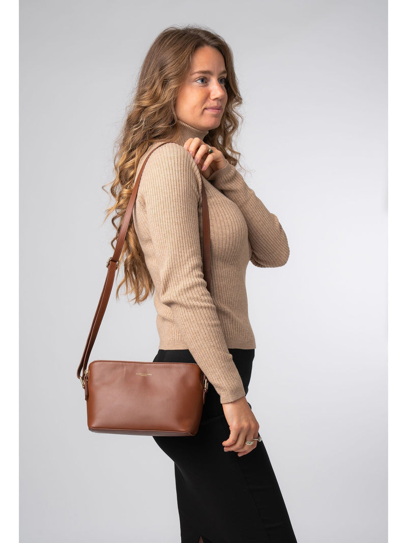 Pure Luxuries brown Natalie cross-body bag, UK version