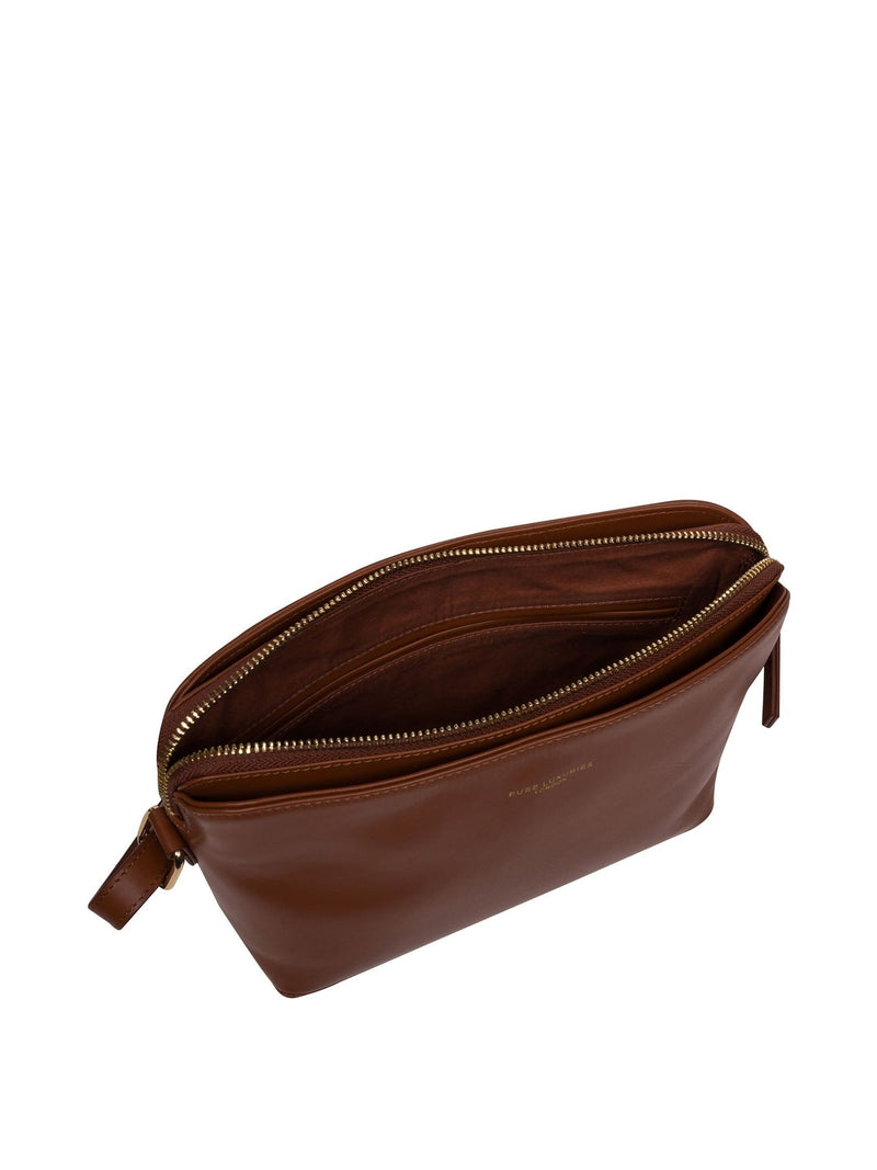 Pure Luxuries brown Natalie cross-body bag, UK version