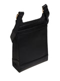 Pure Luxuries London black Erma leather cross-body bag, imported from the UK