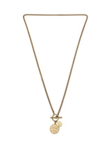 Next AllSaints Gold Tone Disc Pendant Necklace- Buy online at McGrocer