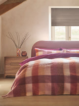 Next Orange Cosy Check Throw- Buy online at McGrocer