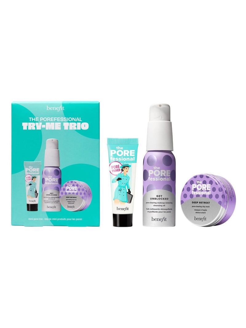 Benefit The Porefessional Try Me Trio skincare gift set - British product