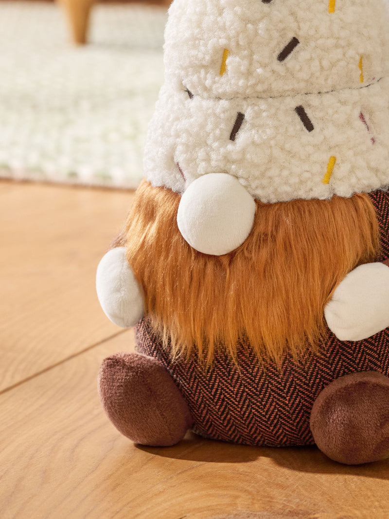 Orange Pumpkin Spice Gonk doorstop, imported from the UK
