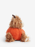 Hamish The Highland Cow orange pumpkin plush doorstop, imported from the UK