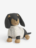 Hoxley brown dachshund doorstop soft textile - British product