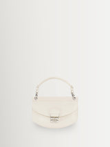 Next GANNI White Apo-G Mini Top Handle Bag- Buy online at McGrocer