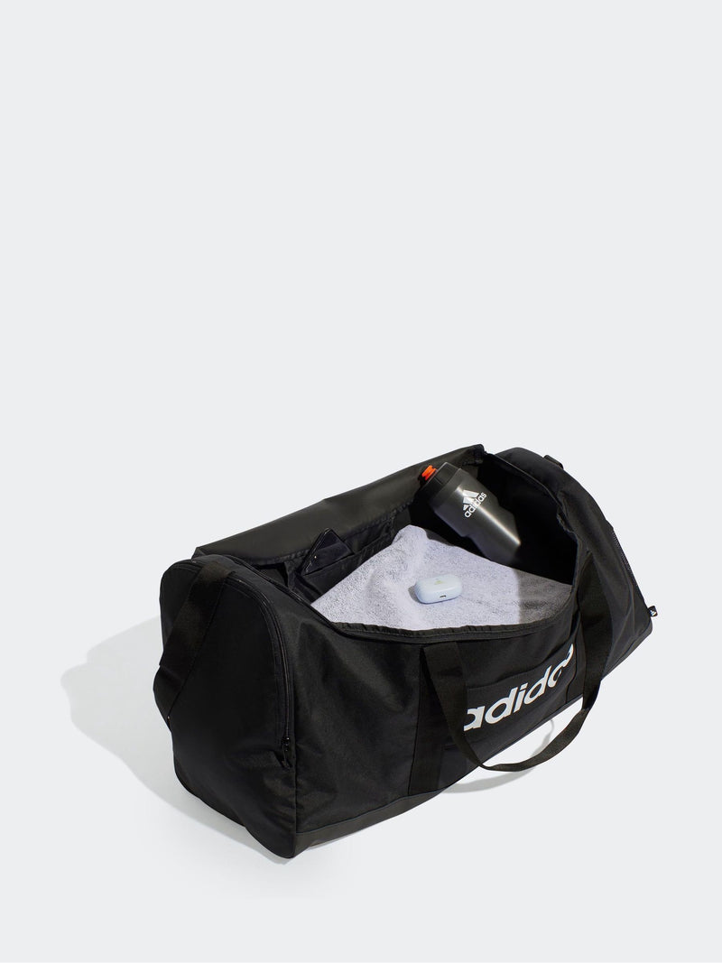 adidas Black Large Linear duffel bag 65.5L - British product