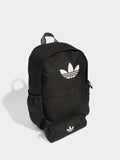 adidas Originals black backpack with pencil case (British brand)