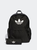 adidas Originals black backpack with pencil case (British brand)