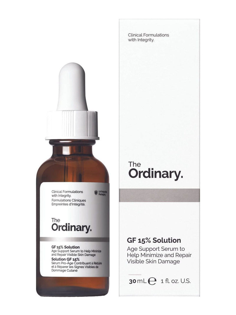 The Ordinary GF15% anti-aging face serum (British brand)