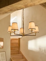 Next Bentham Brass 5 Light Chandelier Ceiling Light- Buy online at McGrocer