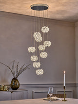 Next Chrome Fiori 10 Light Cluster Ceiling Light- Buy online at McGrocer