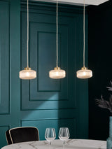 Next Brass Lexington 3 Light Pendant Ceiling Light- Buy online at McGrocer