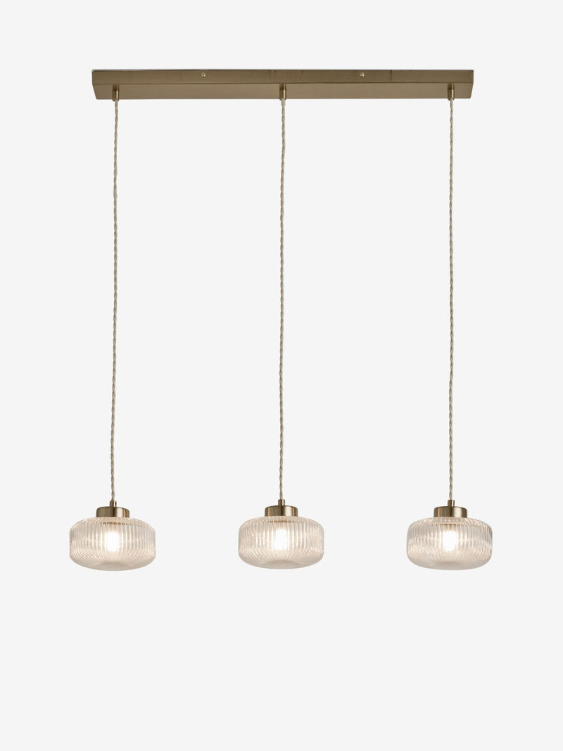 Brass Lexington pendant ceiling light, imported from the UK