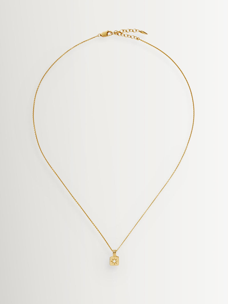 Missoma star ridge pendant necklace (British brand)