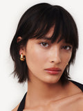 Missoma dome medium hoop earrings (British brand)
