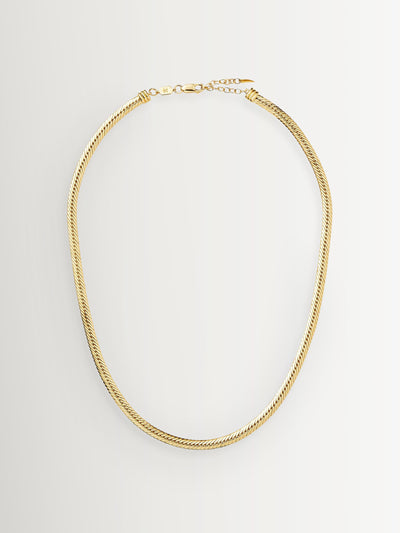 Next Missoma Gold Tone Camail Chain Necklace- Buy online at McGrocer