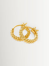 Next Missoma Gold Tone Baya Small Hoop Earrings- Buy online at McGrocer