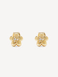 Marc Jacobs gold tone daisy micro earrings, UK version