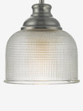 Dar Lighting antique chrome textured wall light (British brand)