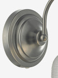 Dar Lighting antique chrome textured wall light (British brand)