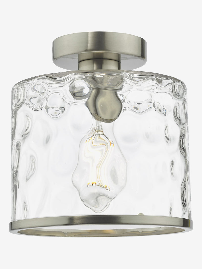 Dar Lighting Olsen semi-flush ceiling light 22cm, imported from the UK