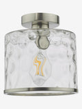 Dar Lighting Olsen semi-flush ceiling light 22cm, imported from the UK