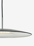 Dar Lighting Enoch pendant light matt black 40cm, imported from the UK