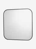 Dar Lighting Matt Black Firuz Mirror 60cm square - British product