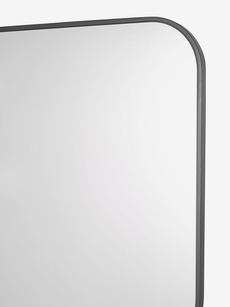 Dar Lighting Matt Black Firuz Mirror 60cm square - British product