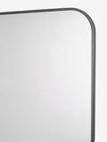 Dar Lighting Matt Black Firuz Mirror 60cm square - British product