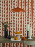 Dar Lighting orange Kaelan pendant ceiling light, UK version