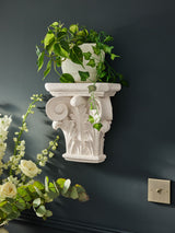 Next Laurence Llewelyn-Bowen Ivory Column Scroll Decorative Shelf- Buy online at McGrocer