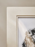 Sosandar cream faux leather photo frame 7 x 5 inch (British brand)