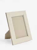 Sosandar cream faux leather photo frame 7 x 5 inch (British brand)