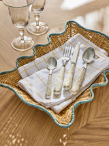 Next Nina Campbell Natural Chester Ceramic Handle 16 Piece Cutlery Set- Buy online at McGrocer