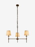Bronze Carolina 3-light chandelier 75cm, imported from the UK